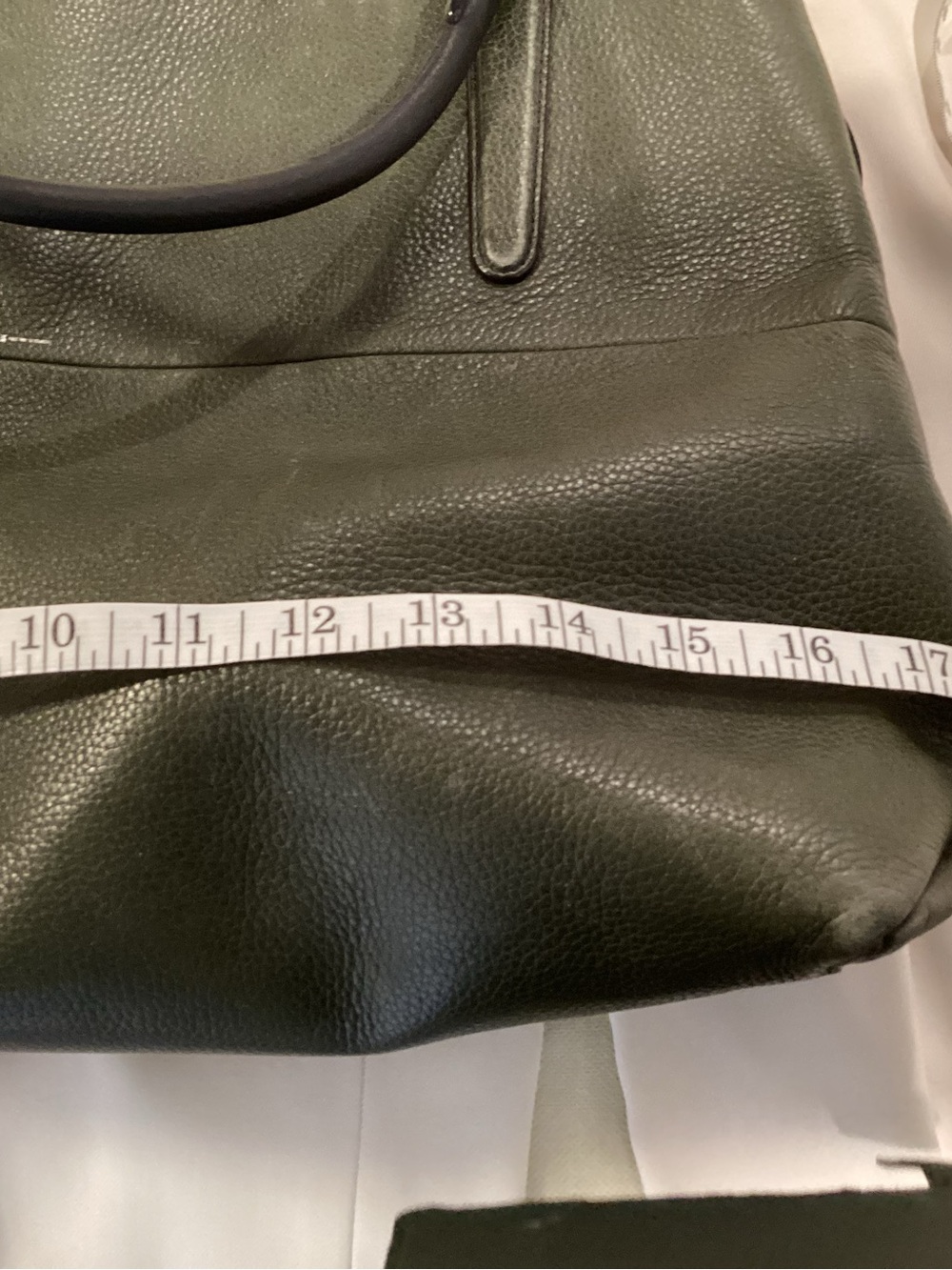 Vintage Coach Dark Green Leather Satchel - Picture 15 of 16